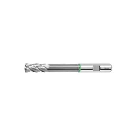 Garant Master Steel Solid Carbide End Mill, Long Reach, TiAlN Coated, 16 mm 203038 16